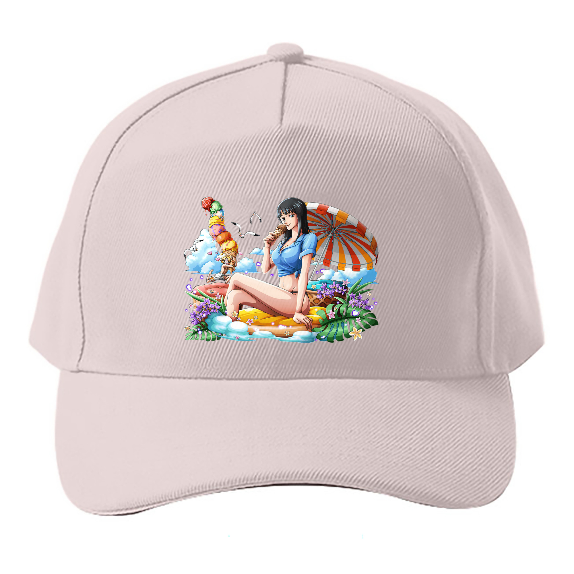 （画像用） ワンピース ニコ・ロビン ONE PIECE Nico Robin ベースボールキャップ 綿100％ 男女兼用 帽子 スポーツ